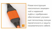 Нагревательный кабель Теплолюкс ProfiRoll 87,0 м/1575 Вт