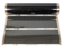 Инфракрасный пленочный теплый пол Q-Term, 220 Вт/пог.м, / 1,0 м