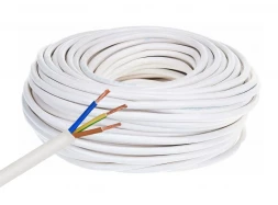 Кабель ПВС Белый 3х1,5мм для электропитания кондиционера (бухта 100м)