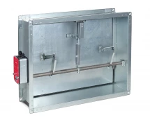 Клапан KD-120-700*700-F2-SN-MN220-04 дымоудаления