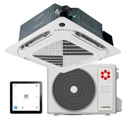 Кассетный инверторный кондиционер Kentatsu KSZB35HZRN1W/KSUNB35HZRN1/KPU65-D4